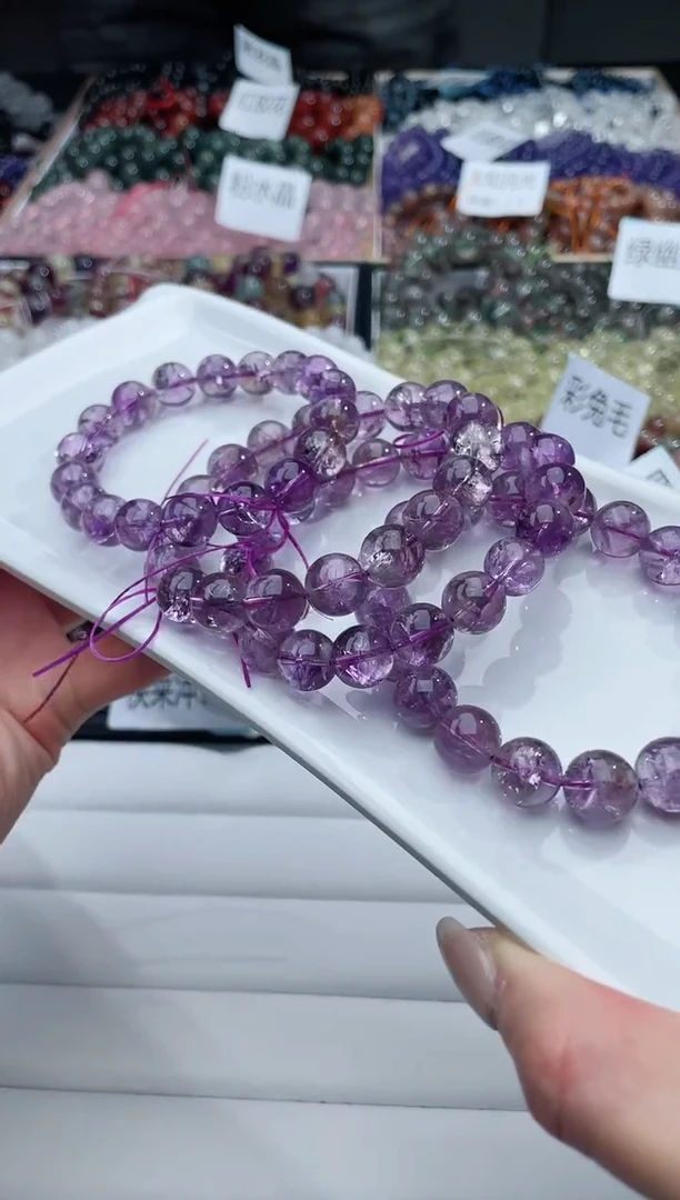 【闪购商品】水晶手链未镶嵌紫啊塞449