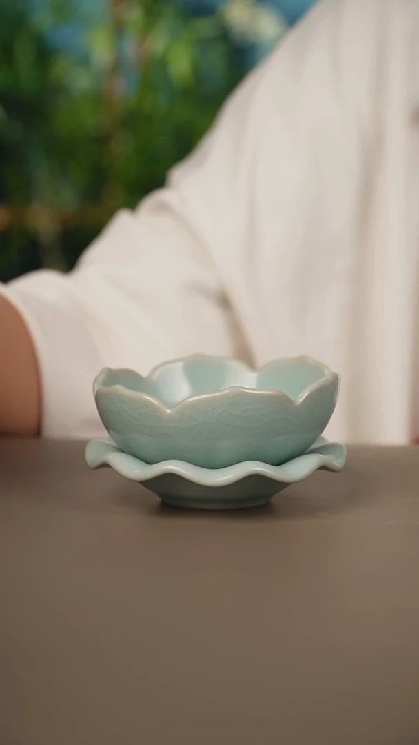 仿古莲花茶漏