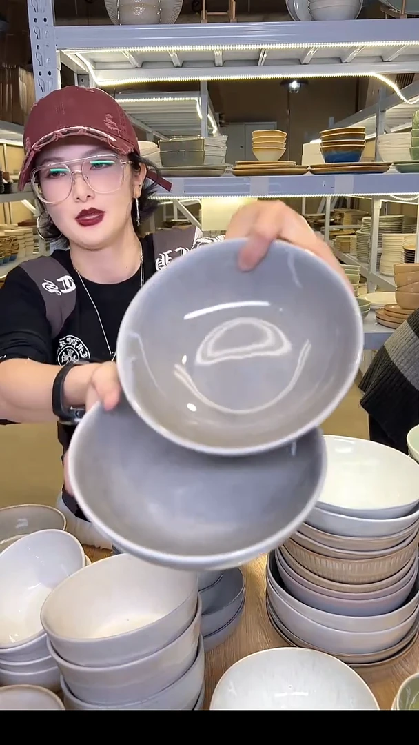 瓷229外贸尾货高温釉下彩陶瓷餐具默认微瑕