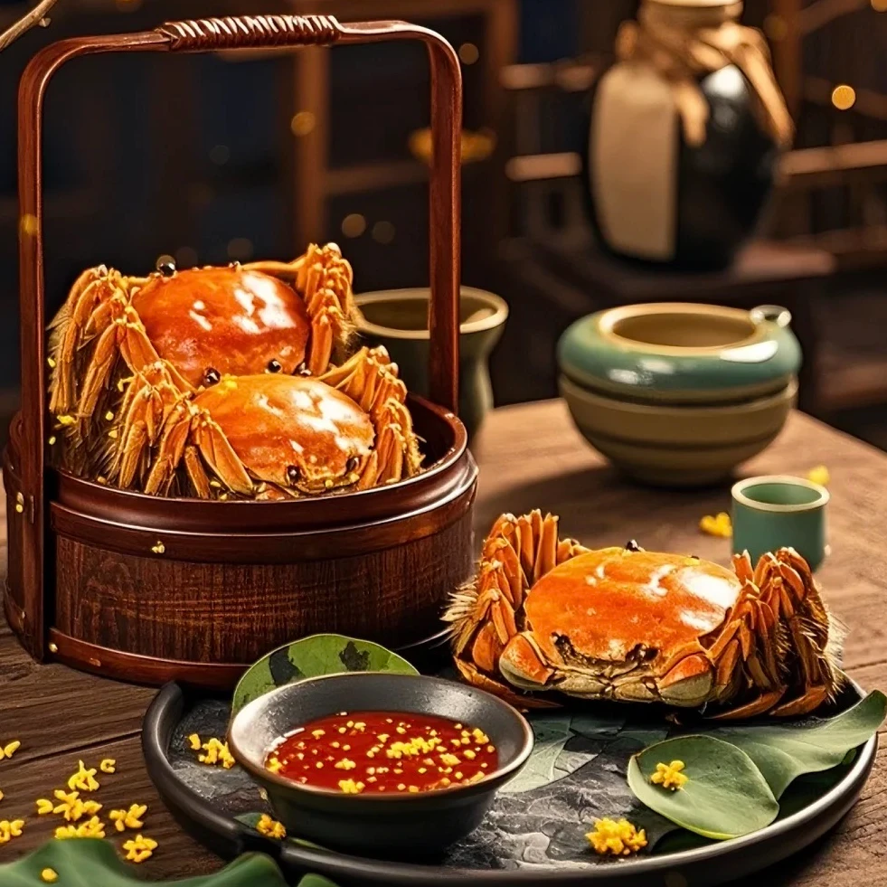 【活蟹】苏州河蟹 全母2.9-3.2两/8+2只礼盒装（到手十只）