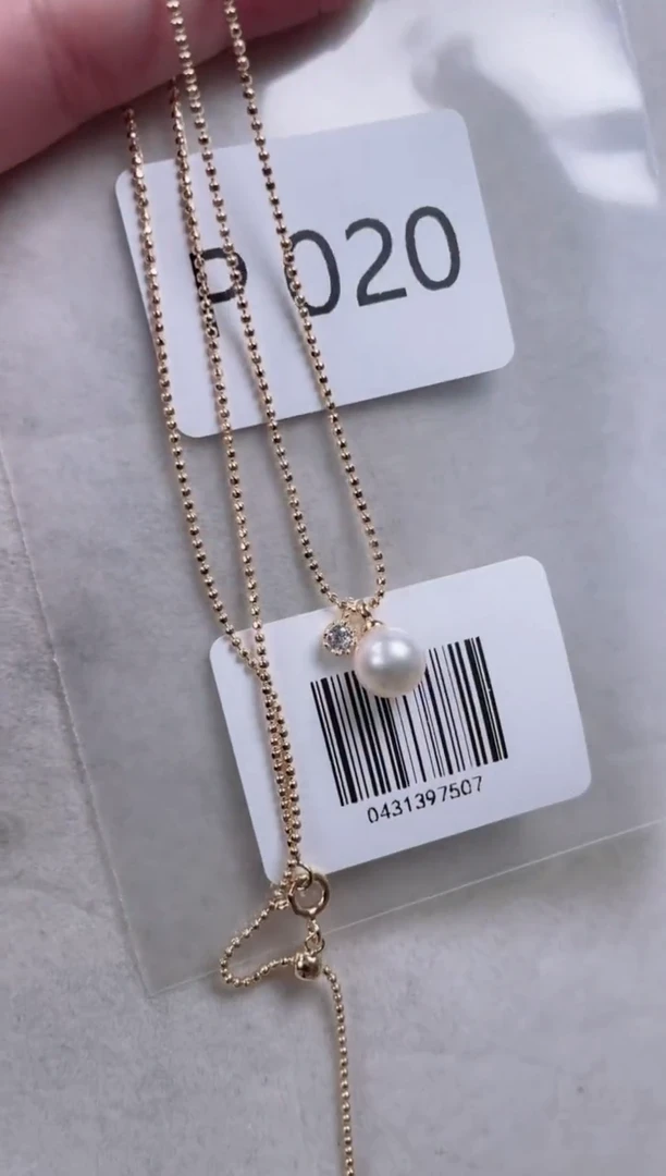【闪购商品】海水珍珠套链银S925镶嵌P020