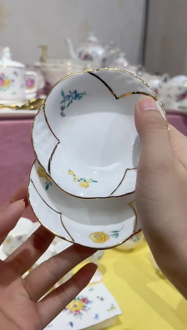 36%以上骨粉骨瓷蘸料碟2个