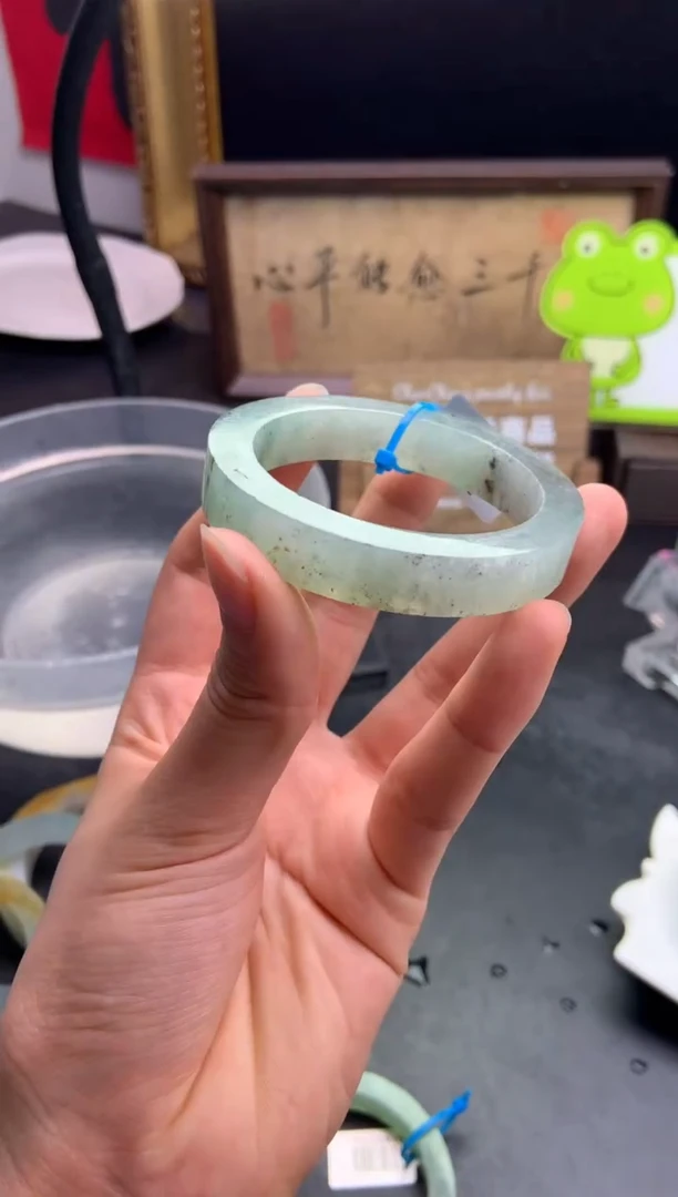 未镶嵌手镯定制翡翠开心放漏51-55