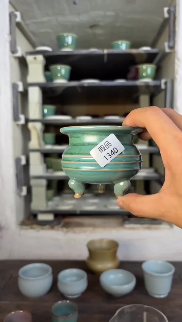 【闪购商品】摆件钧瓷窑变精品茶器