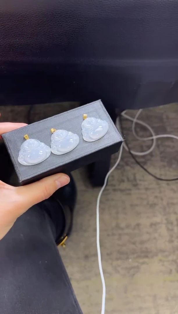 【闪购商品】翡翠颈饰18K金镶嵌Y73 /多样性发一件/配绳子