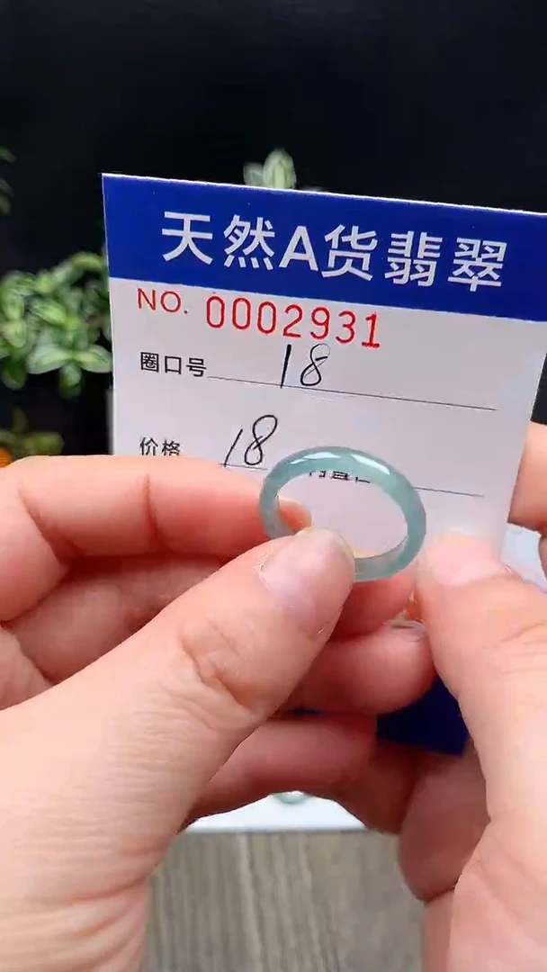 未镶嵌戒指翡翠18#