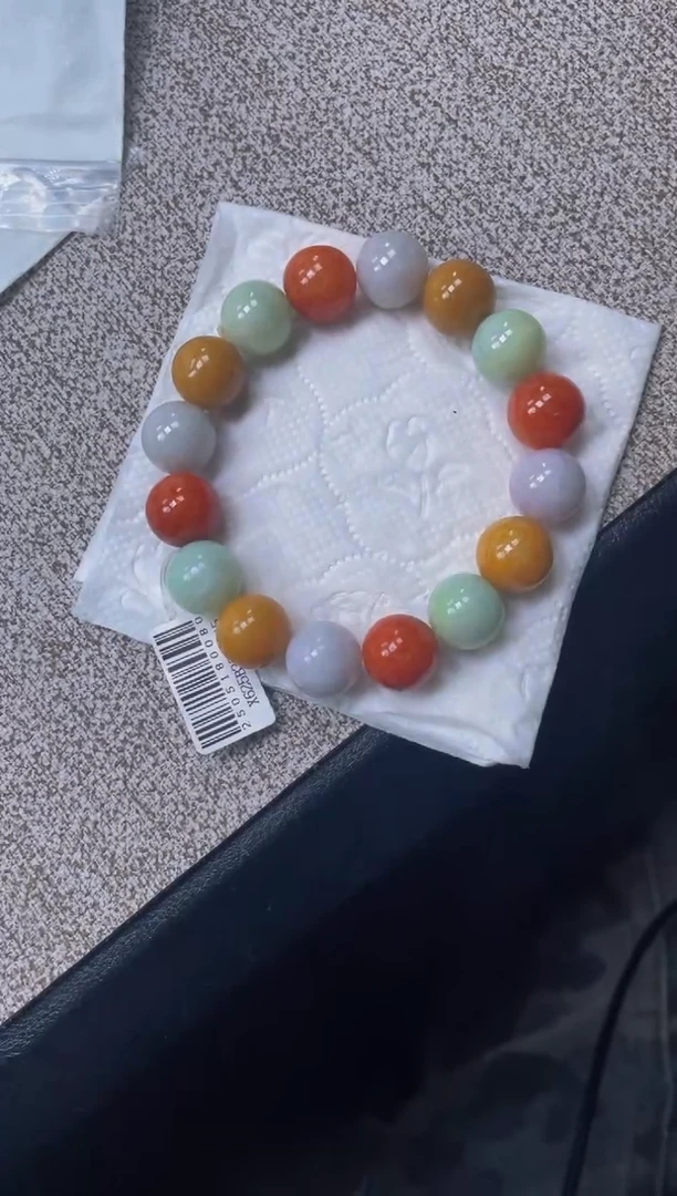 未镶嵌手链翡翠珠串