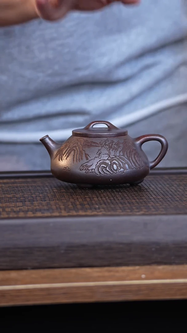 茶壶紫砂宜兴手工原矿紫砂壶001