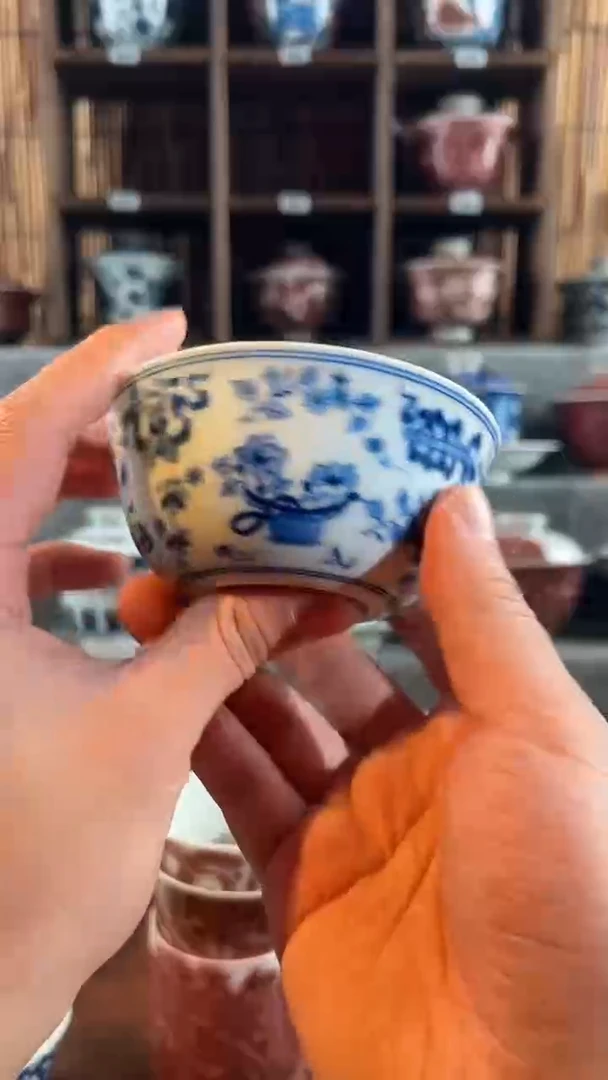 【闪购商品】天禄言瓷080缠枝莲杯子