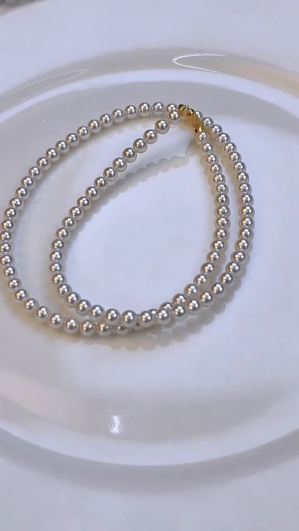 项链14K金镶嵌淡水珍珠4