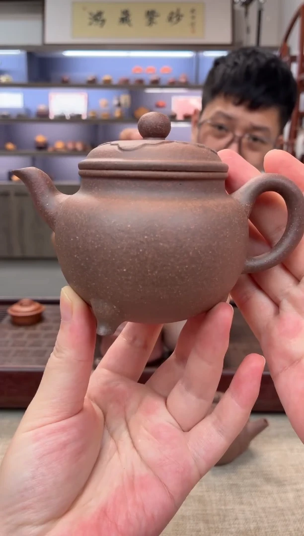 茶壶紫砂岩中泥 六拼  大彬如意 +矿标证书