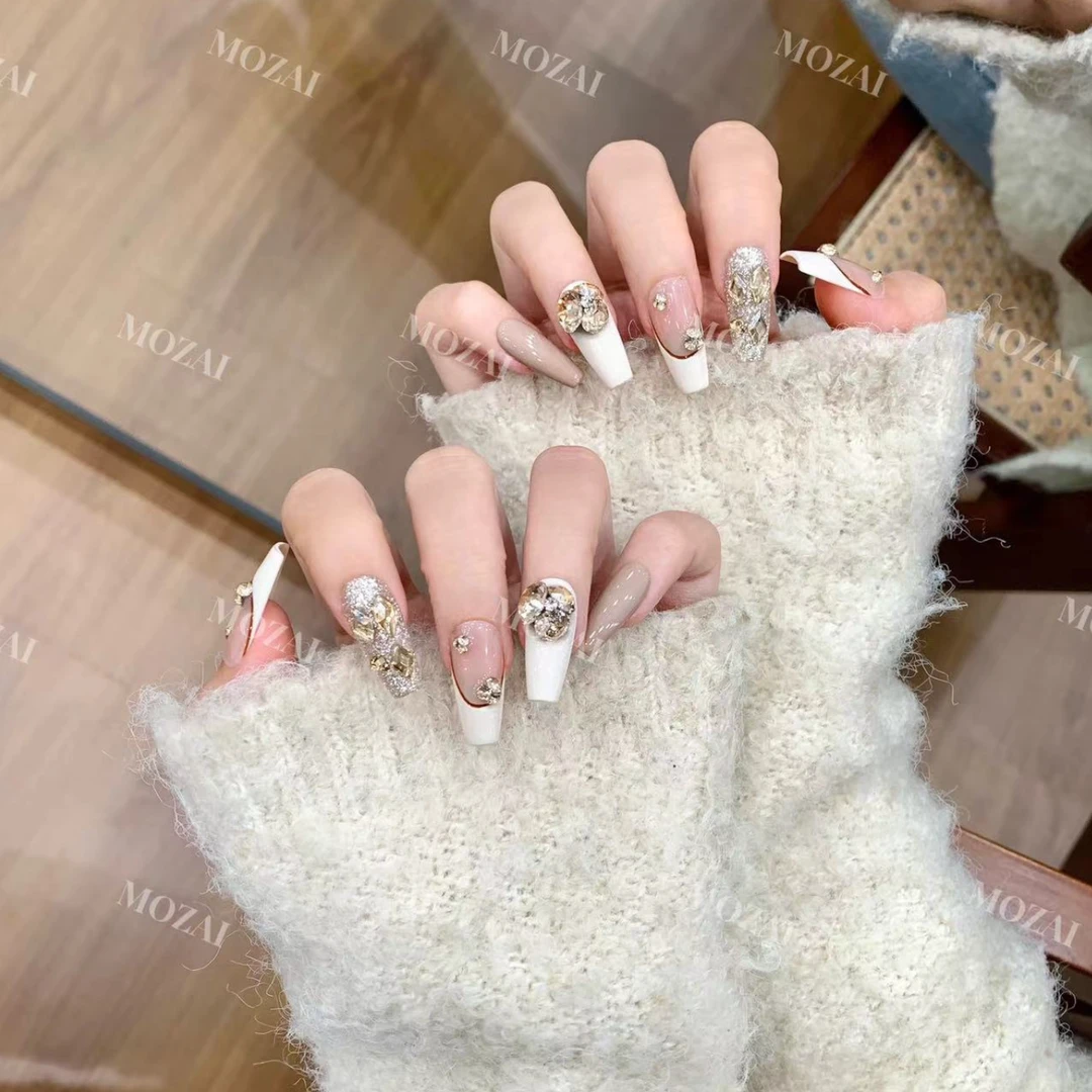 茉哉KK高定【施家全华/莫斯科】纯手工定制美甲拆卸穿戴甲A2764