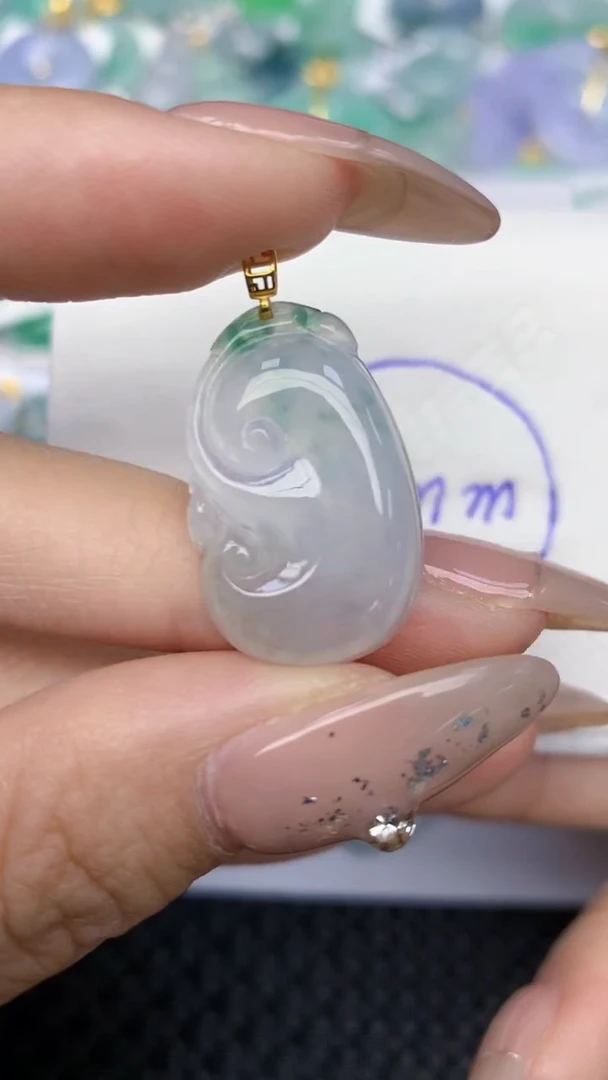 颈饰未镶嵌翡翠天然缅甸翡翠a货百元以上9元证书费自理