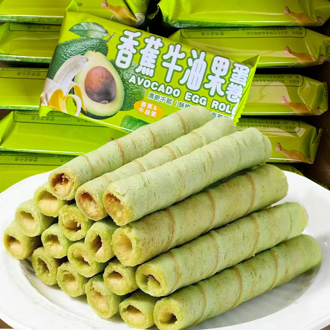 【整箱48根】香蕉牛油果蛋卷办公室网红早餐解馋美味好吃夹心