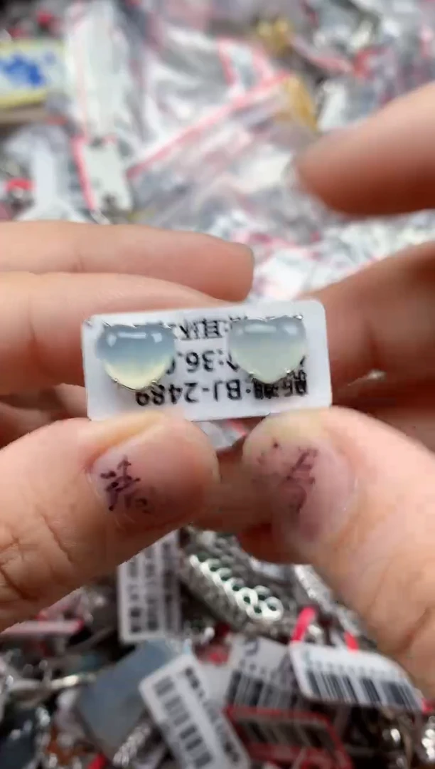 银S925镶嵌戒指翡翠天然A货缅甸翡翠