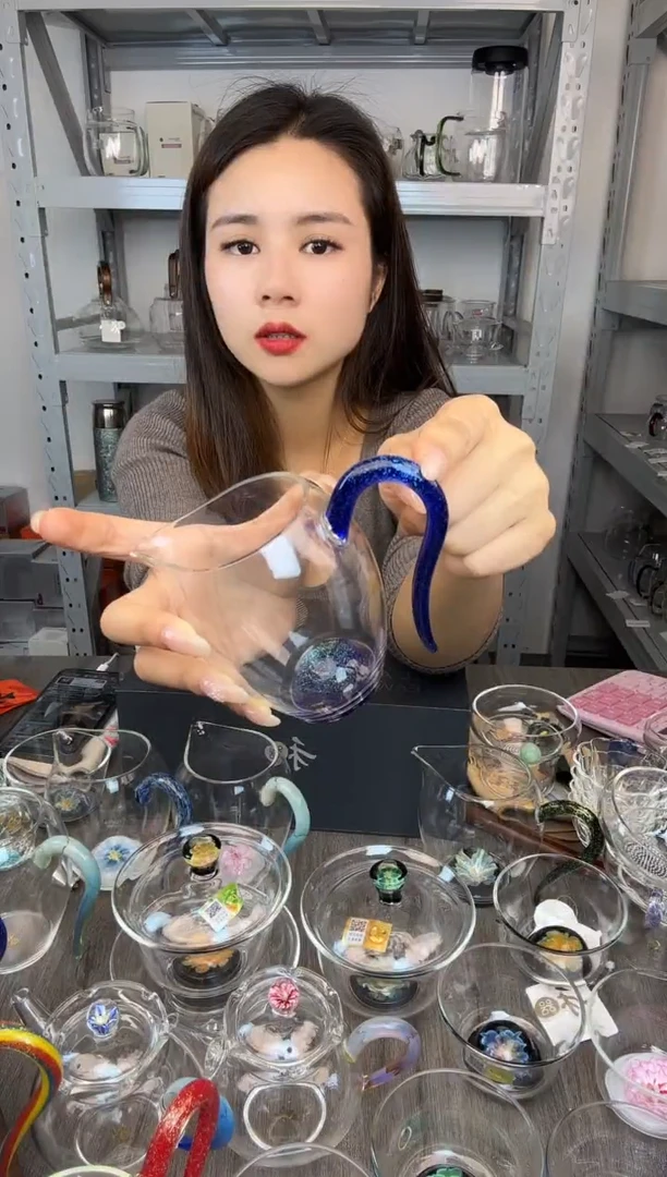 小*飞禾器 蓝斑斓公道杯 孤品