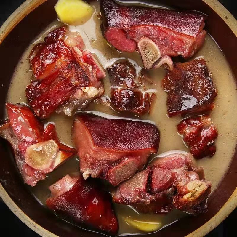 【腊猪脚】对开半边猪脚 柏树烟熏川味腊味