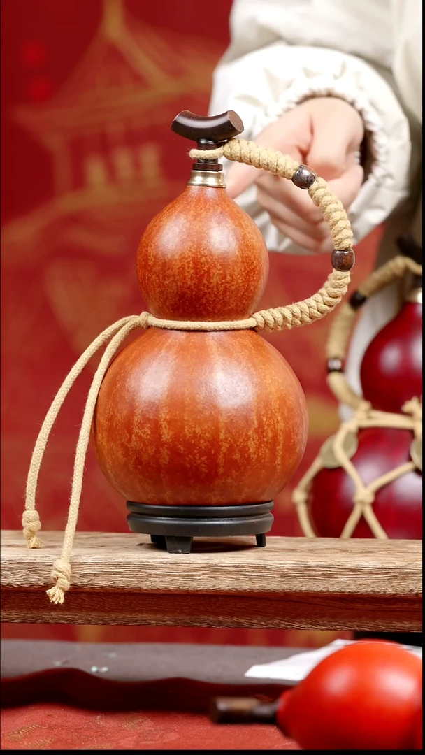 785号纯手工制作天然大漆真葫芦【不包全品介意慎拍】