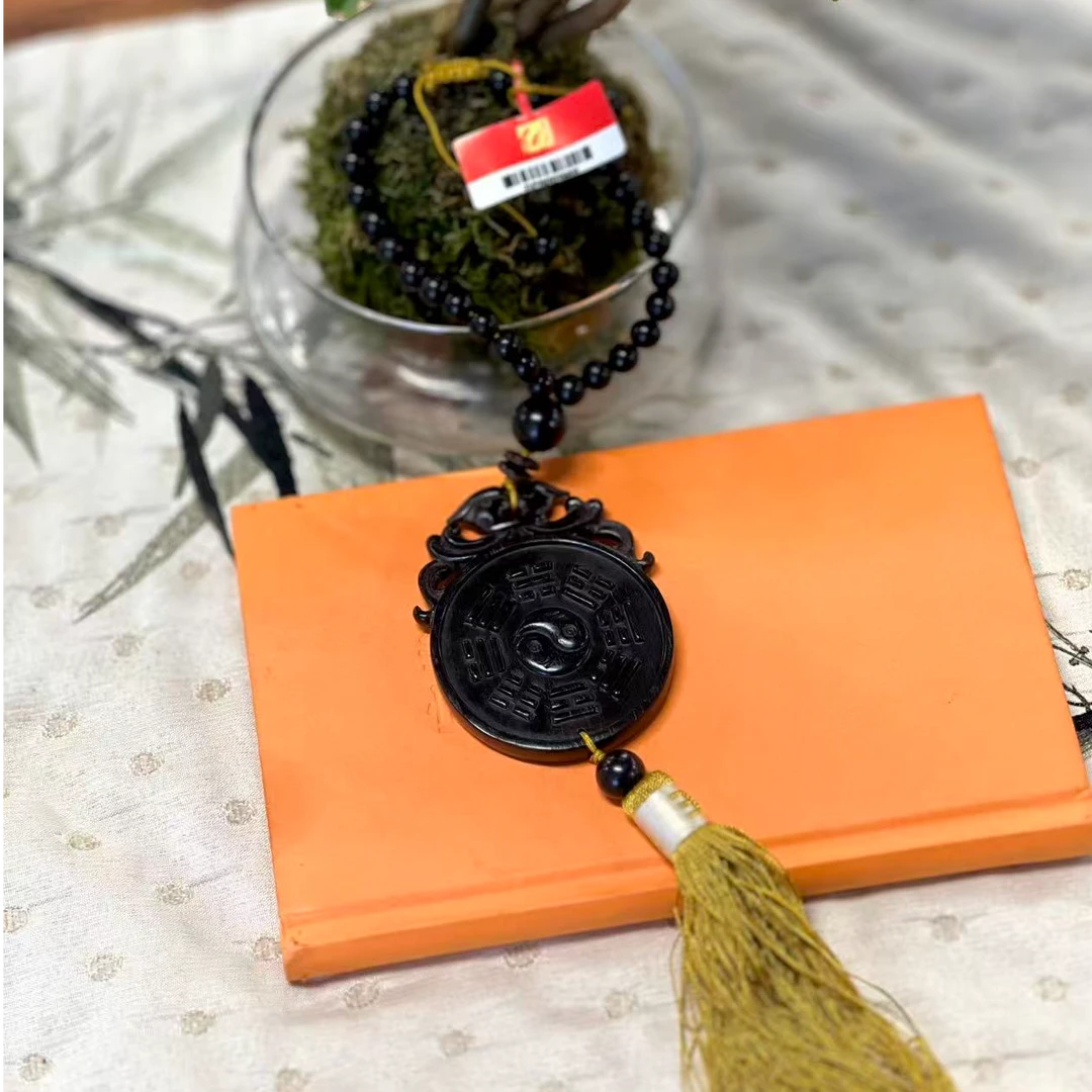 连天红 双凤八卦纹车挂 DP8009M8