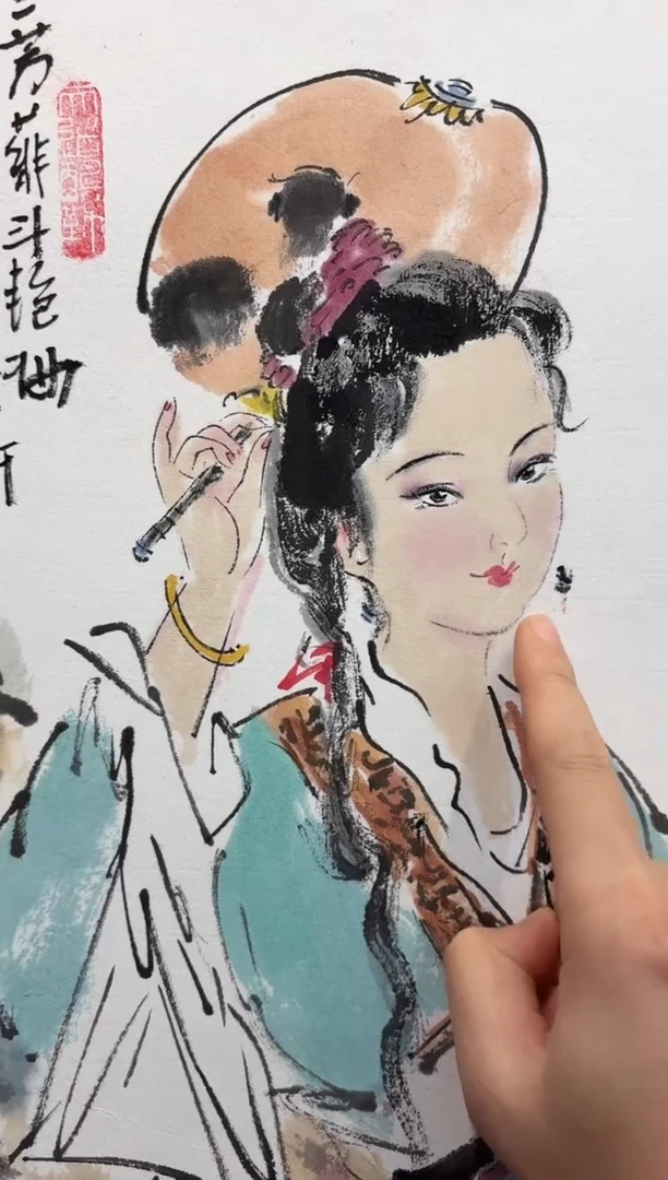 国画孙桂国老师作品，带合影证书22-28