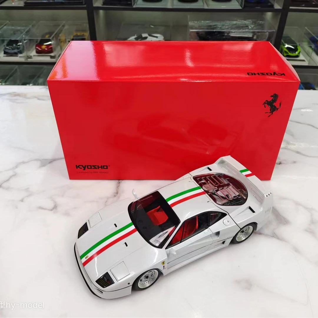 KYOSHO京商 1/18 法拉利F40合金全开定制版合金汽车模型