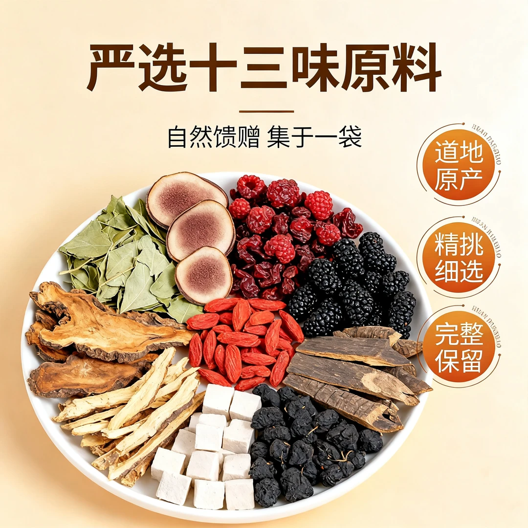 霸王十三枪匠心品质纯手工挑选原料精准配比可泡可煮