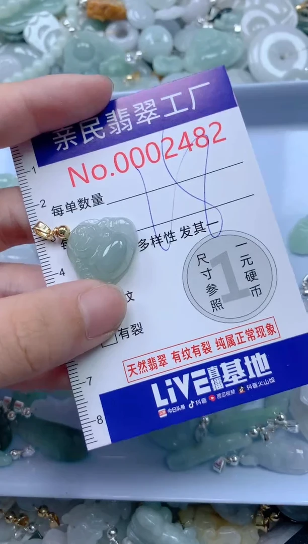 颈饰未镶嵌翡翠2482