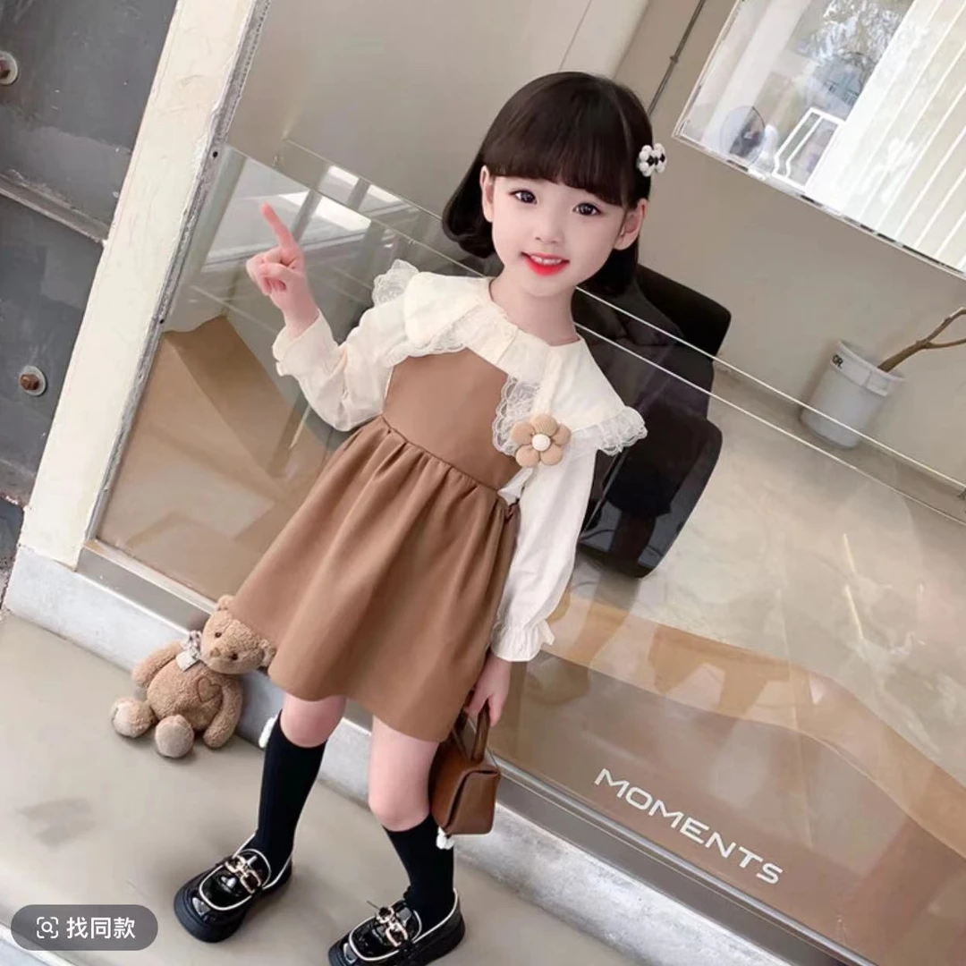 F07春季甜美皮裙套装