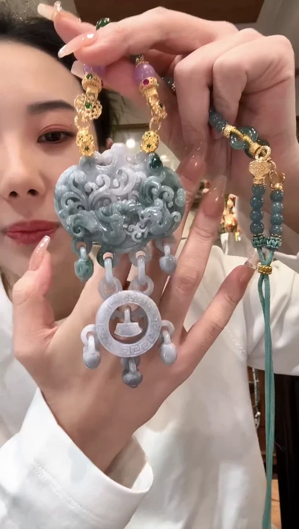 【闪购商品】翡翠颈饰未镶嵌国风