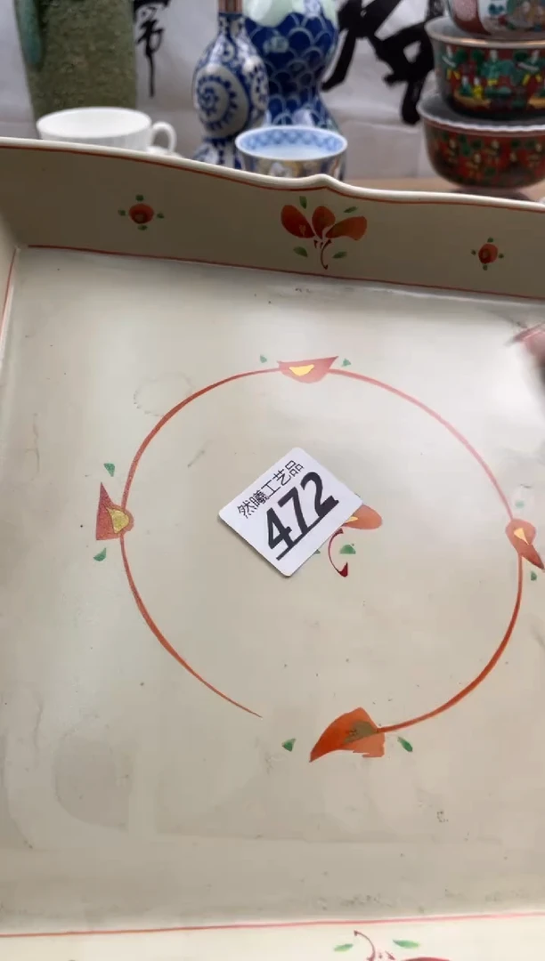 【闪购商品】瓷片472然曦海外工艺品18包邮