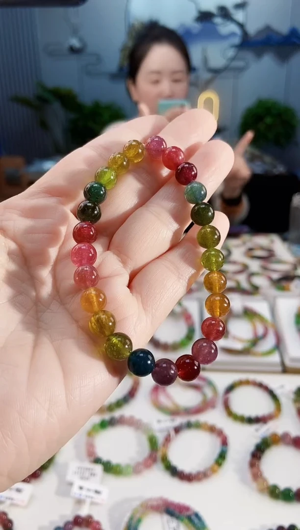 【闪购商品】碧玺手链未镶嵌G2312单圈颜色微差发1