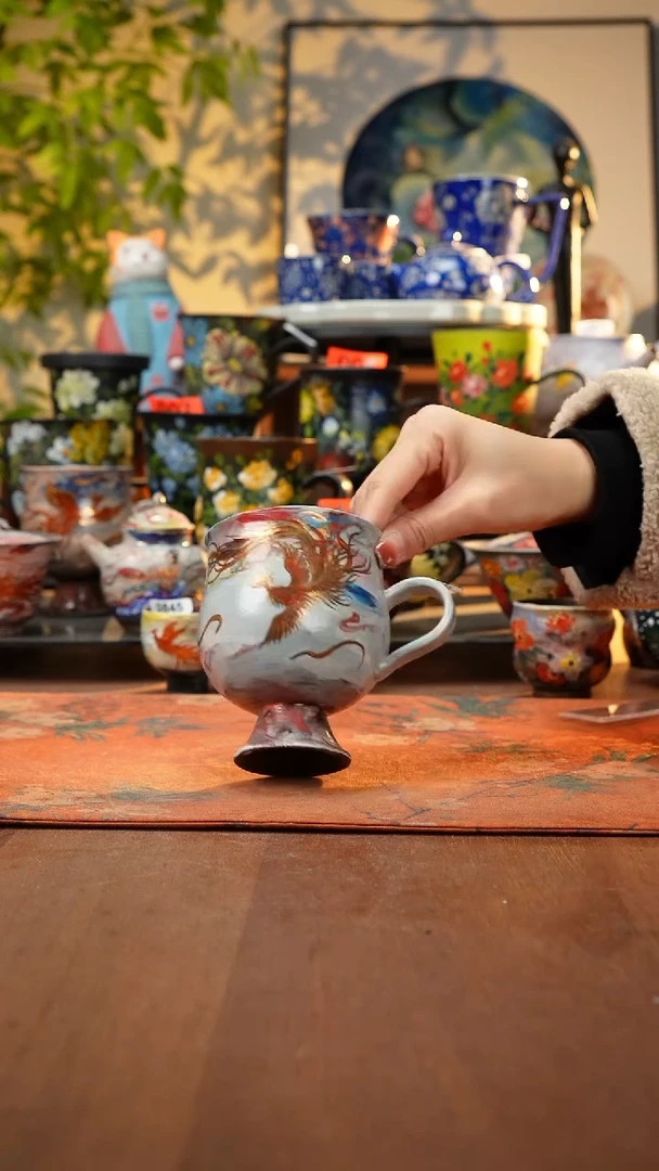 瓷片景德镇手工手绘986