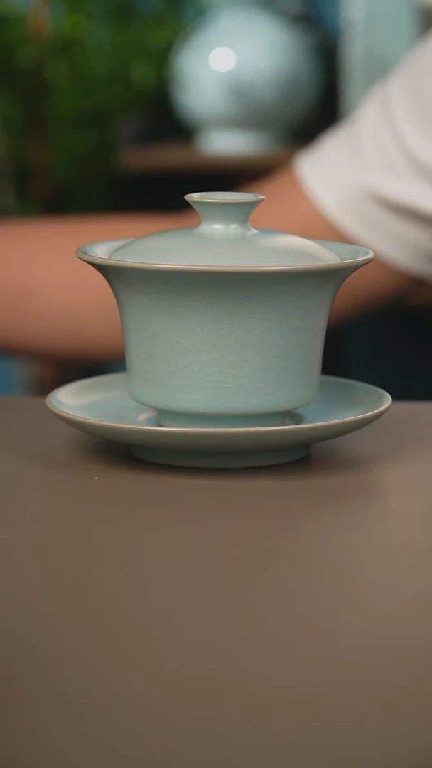 仿古马蹄盖碗一级·