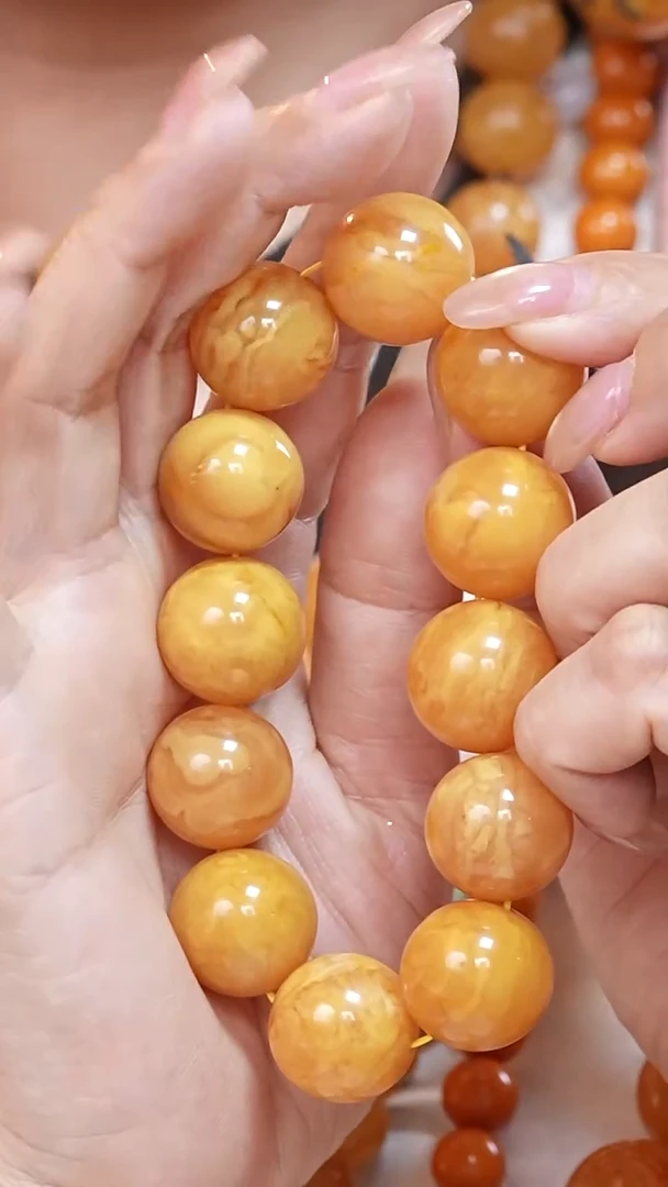 蜜蜡颈饰未镶嵌7366天然蜜蜡珠宝奇石云端妖孽全部保真