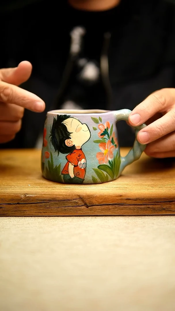 @@陶园瓷舍@@纯手工手绘@高温釉下彩