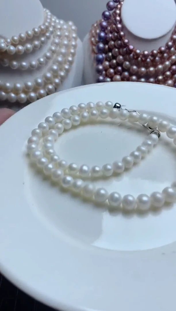 淡水珍珠未镶嵌颈饰0141