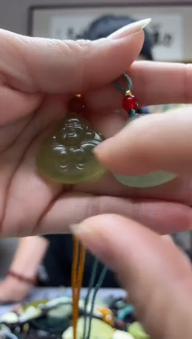 未镶嵌岫玉吊坠多样性发货*拍一发一