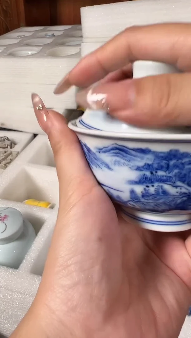 瓷片景德镇瓷器茶器茶杯