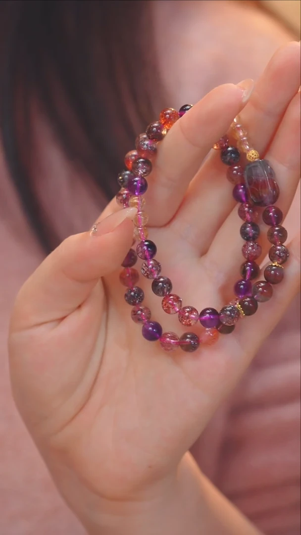 【歪歪】超七圆珠手串*W6738