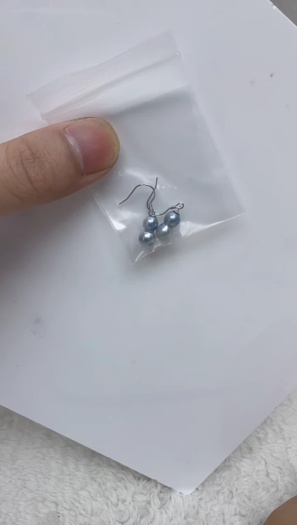 银S925镶嵌耳饰海水珍珠