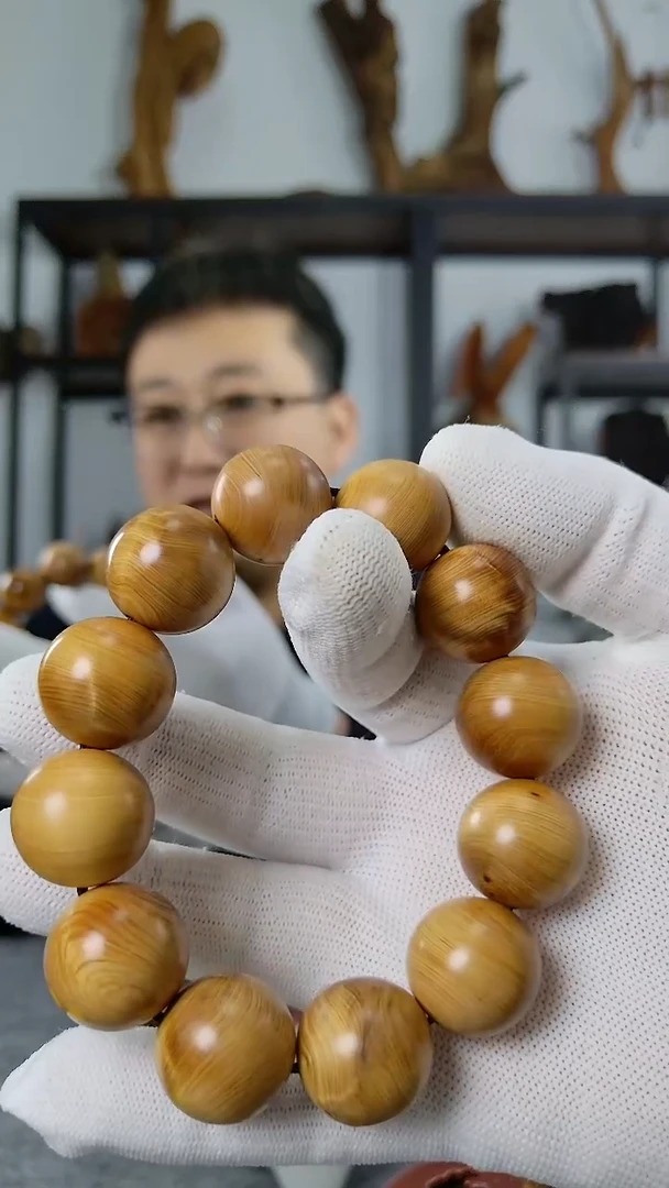 崖柏太行陈化崖柏2.0手串