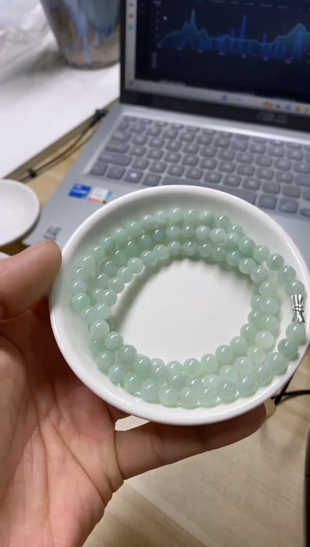 【闪购商品】翡翠颈饰未镶嵌天然缅甸翡翠A货项链