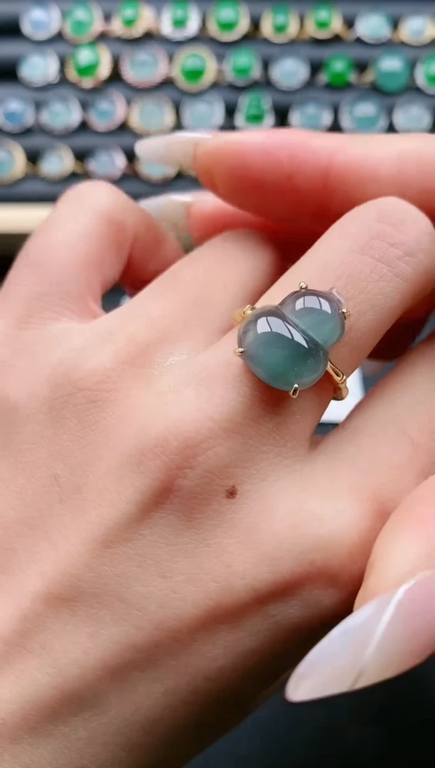 【闪购商品】翡翠戒指银S925镶嵌11111111