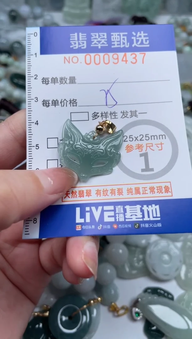 翡翠未镶嵌颈饰00..9437