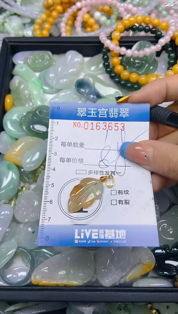翡翠未镶嵌颈饰闪购0163653