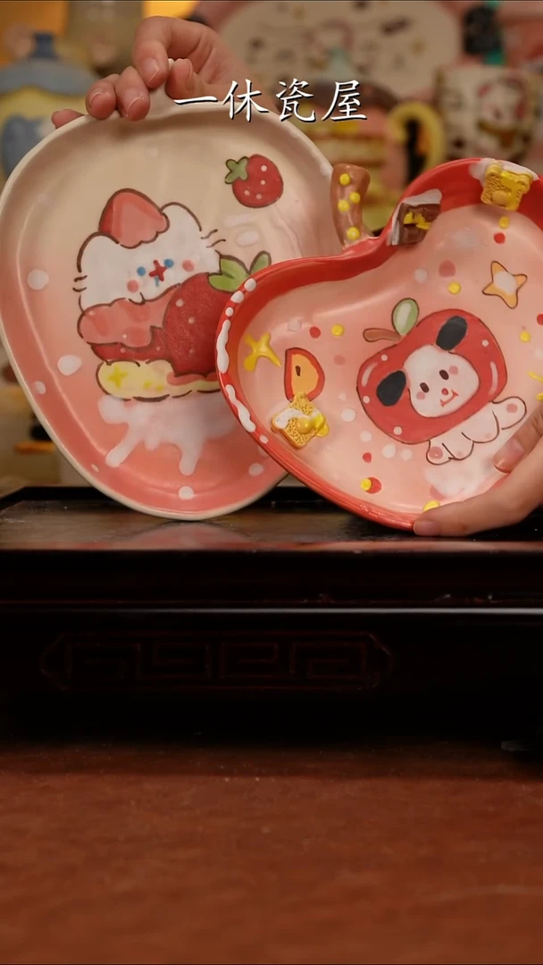 摆件陶一**比景德镇一休瓷屋手作