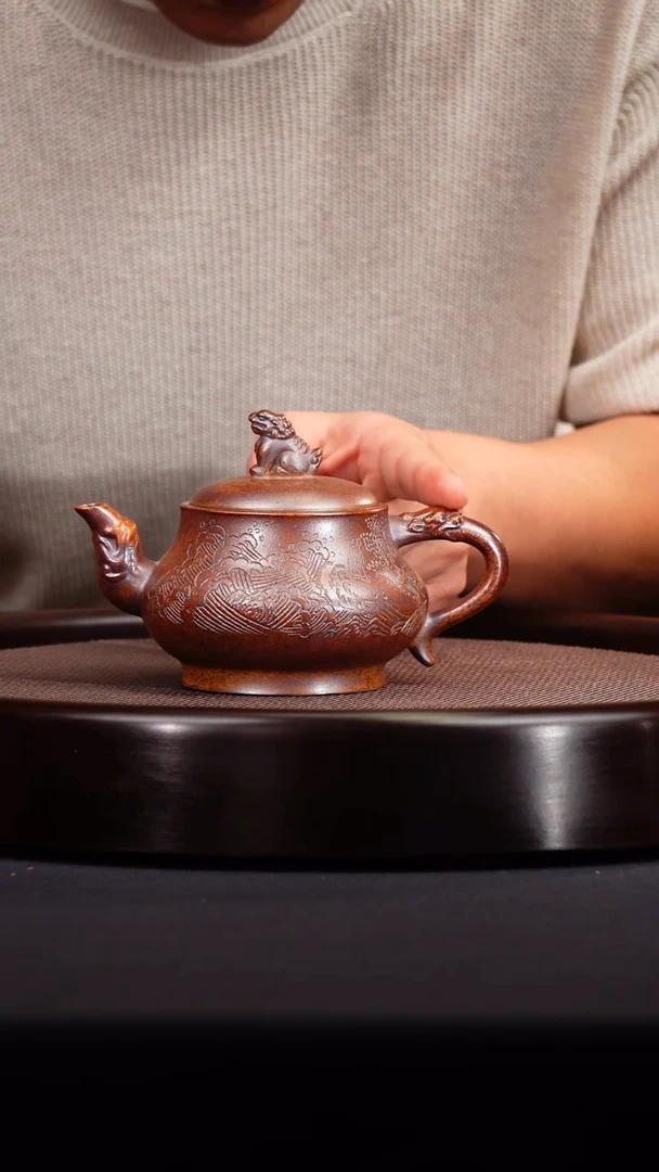 茶壶紫砂宜兴紫砂原矿壶