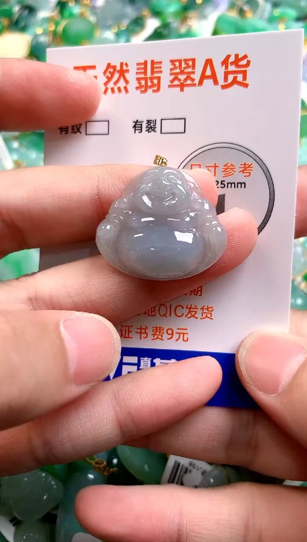 颈饰18K金镶嵌翡翠14006387