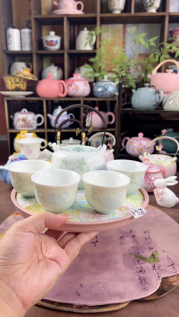 1壶4杯1个茶盘啊啊啊