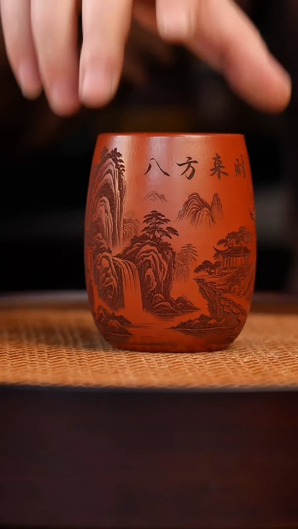 茶杯紫砂宜兴全手工紫砂杯